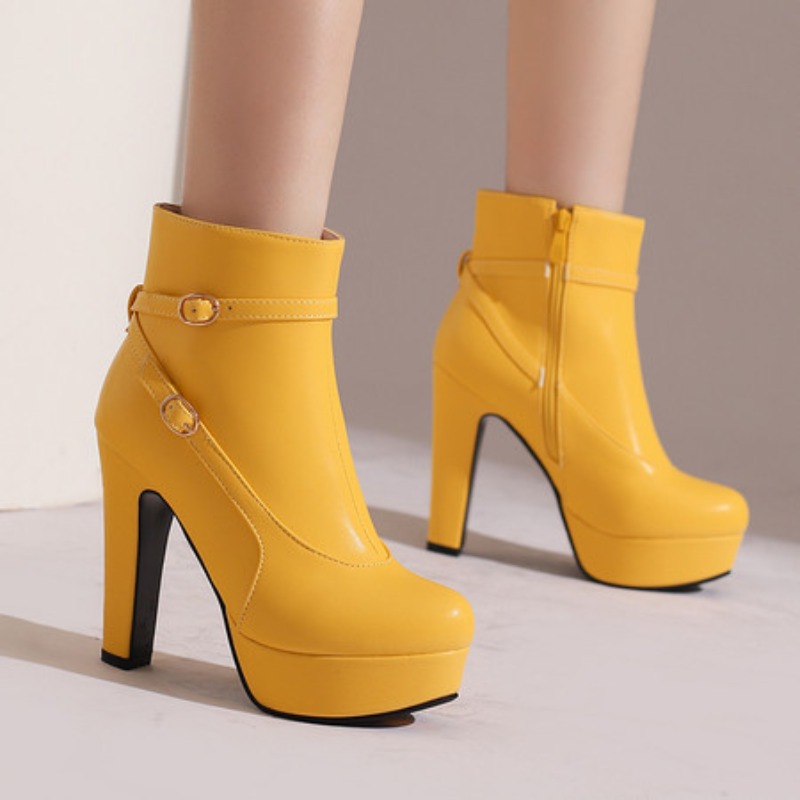 Fashion Platform Boots Women S - The Ethnic Fashion 评论和价格