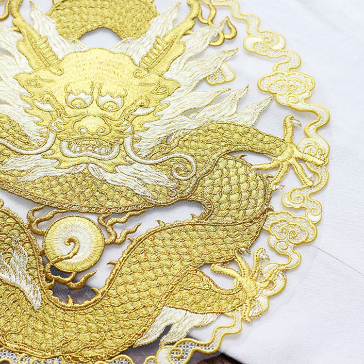Golden thread dragon circular  - Ethnic Fashion Clothing 评论和价格