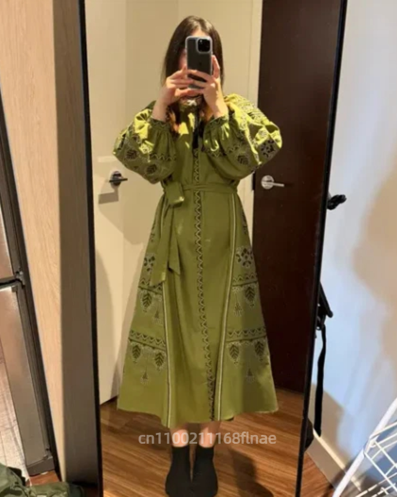 European Retro Ethnic Style Dr - Ethnic Fashion Clothing 评论和价格