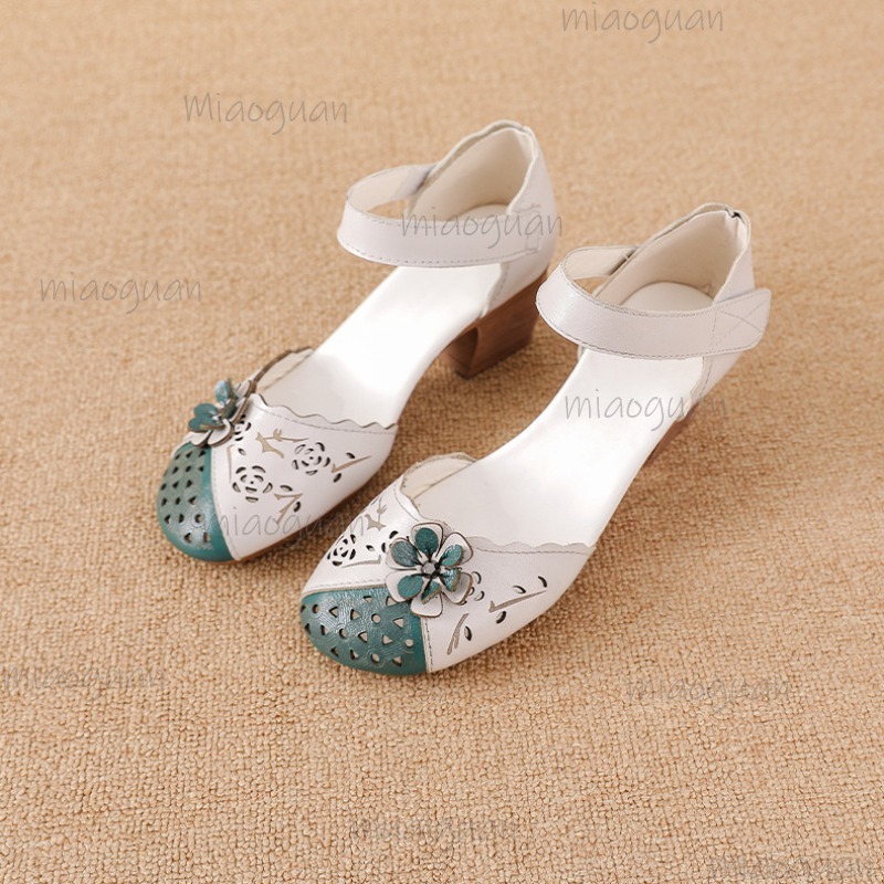 Hollow Out Cover Toe Gladiator - Ethnic Fashion For Women 评论和价格