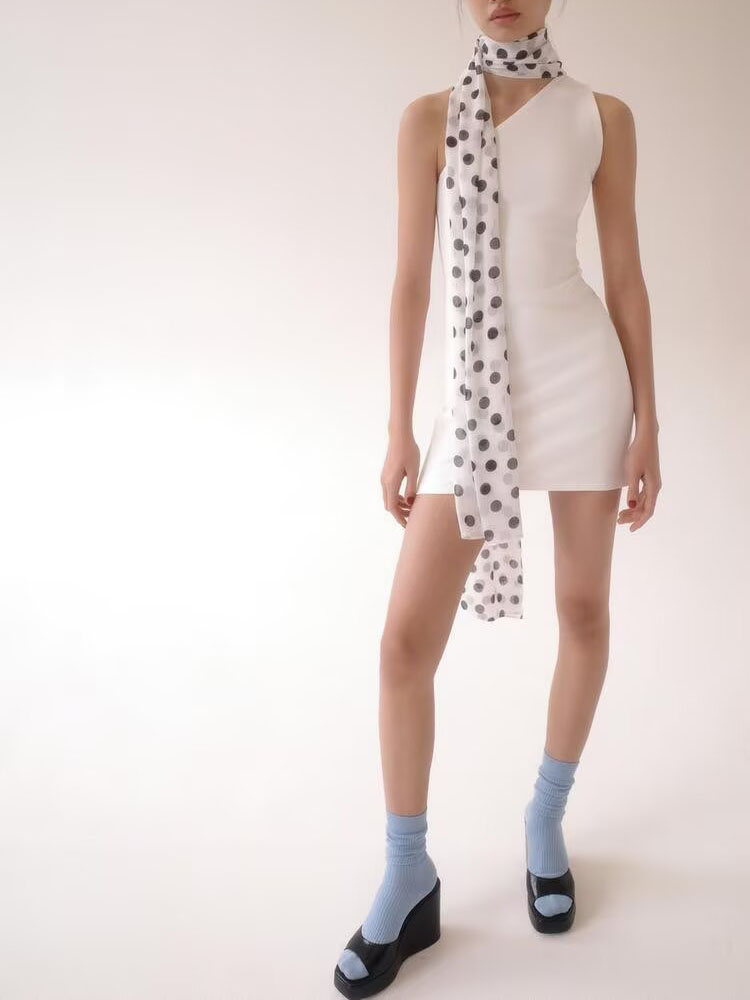 Summer New Arrival Polka Dot S - Ethnic Gown 评论和价格