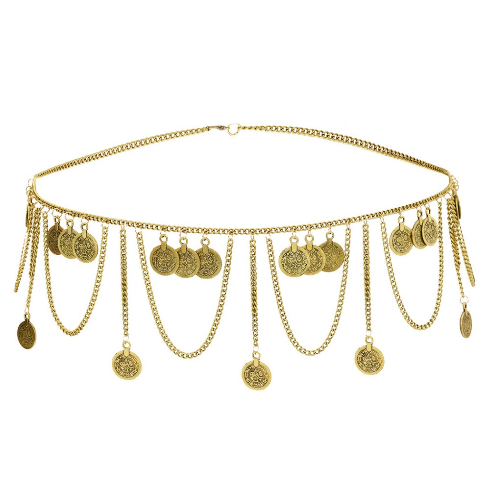 Fashion Coin Pendant Metal Bod - Ethnic Fashion Co In 评论和价格