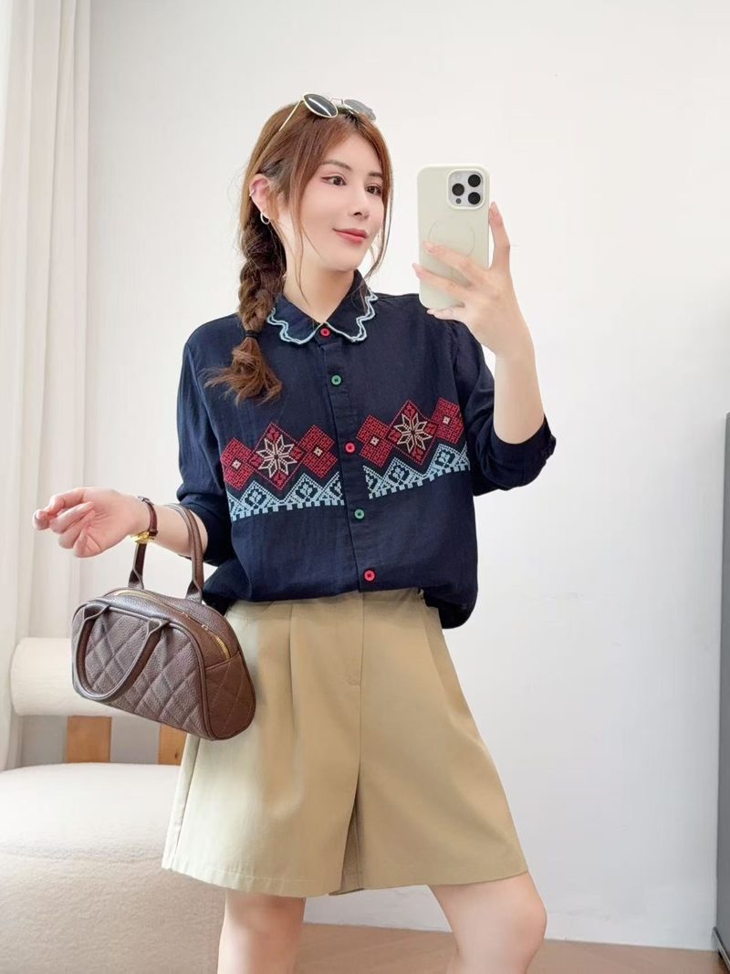 New 2026 Autumn Women Cotton L - Ethnic Fashion Clothing 评论和价格