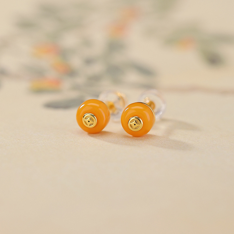 Amber S925 Sterling Silver Coi - Ethnic Fashion Co In 评论和价格