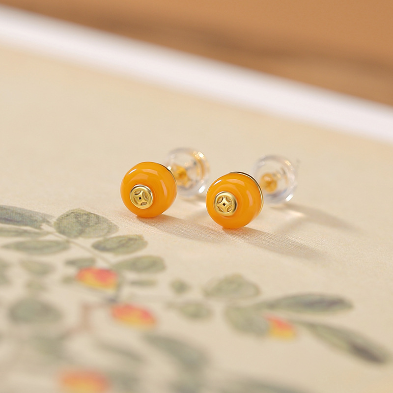 Amber S925 Sterling Silver Coi - Ethnic Fashion Co In 评论和价格