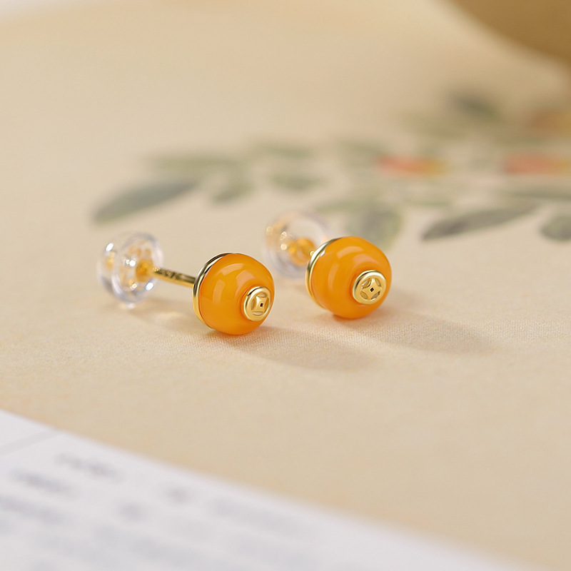 Amber S925 Sterling Silver Coi - Ethnic Fashion Co In 评论和价格