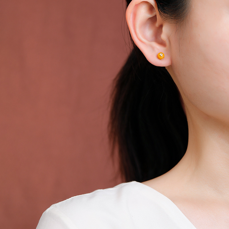Amber S925 Sterling Silver Coi - Ethnic Fashion Co In 评论和价格