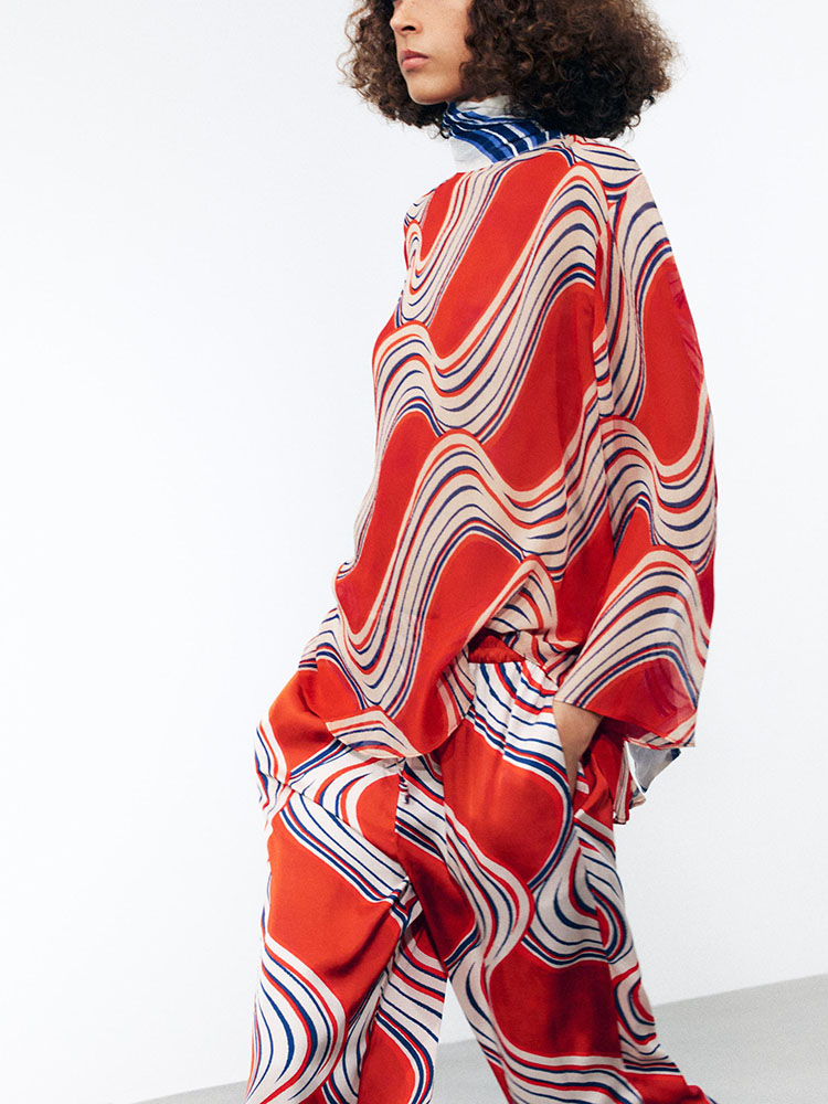 New Autumn Print Shirt Women's - Ethnic Fusion Fashion 评论和价格
